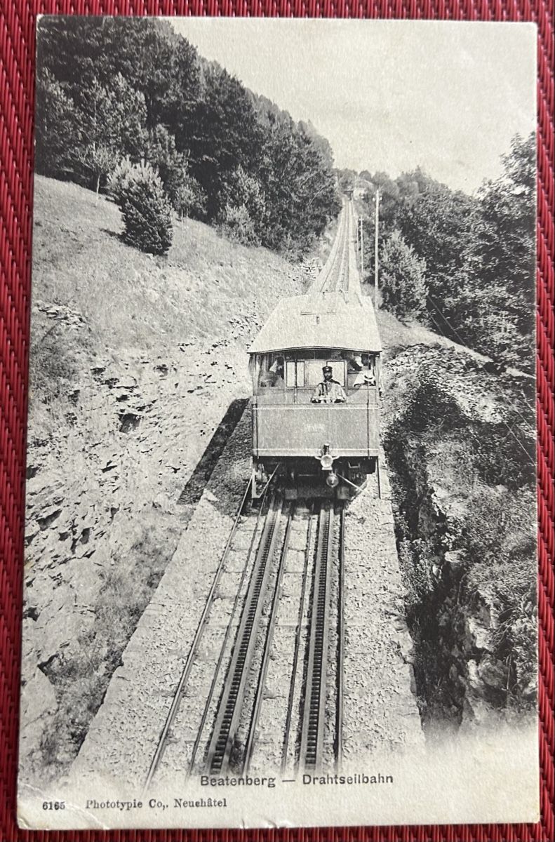 Cartoline postali: Beatenberg Drahtseilbahn  – Usato da Horw venduto da Tellbub