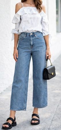 Top Shop Offshoulder Bluse 36 Sommer chic