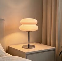 Nachttischlampe Cloud weiss LED USB-Anschluss dimmbar