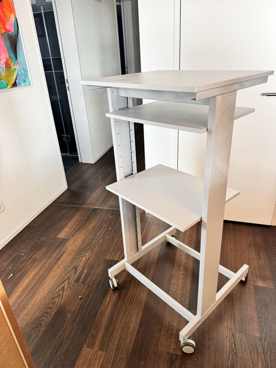 PC Tisch Stehpult auf Rädern, Top Zustand! (Gebraucht) in Neuenhof für ...