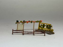GB1- Kleindiorama Pergola für Garten