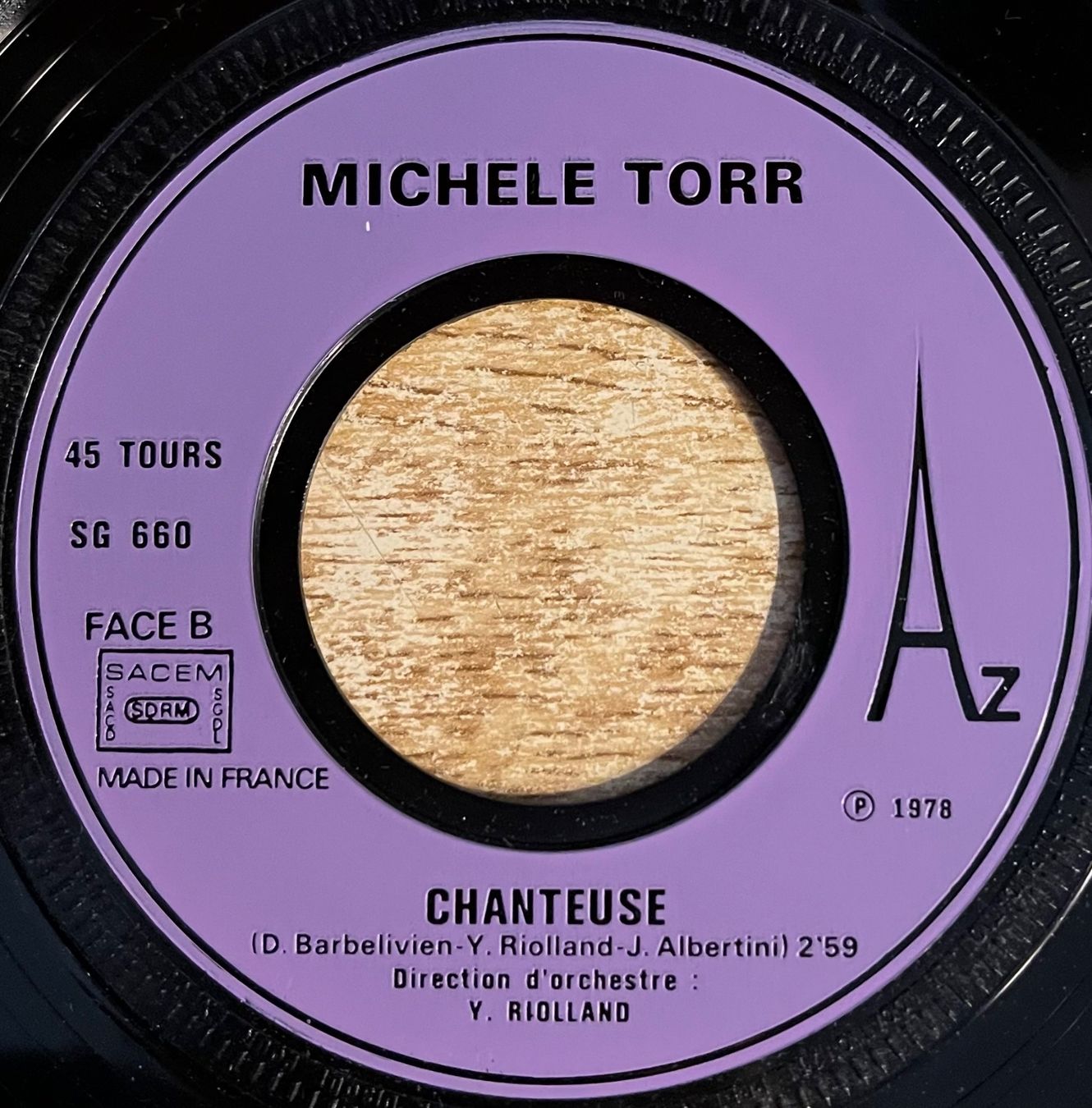 Dischi in vinile: MICHELE TORR - EMMÈNE-MOI DANSER CE SOIR – Usato da Bussigny venduto da vinyl-pas-cher 3