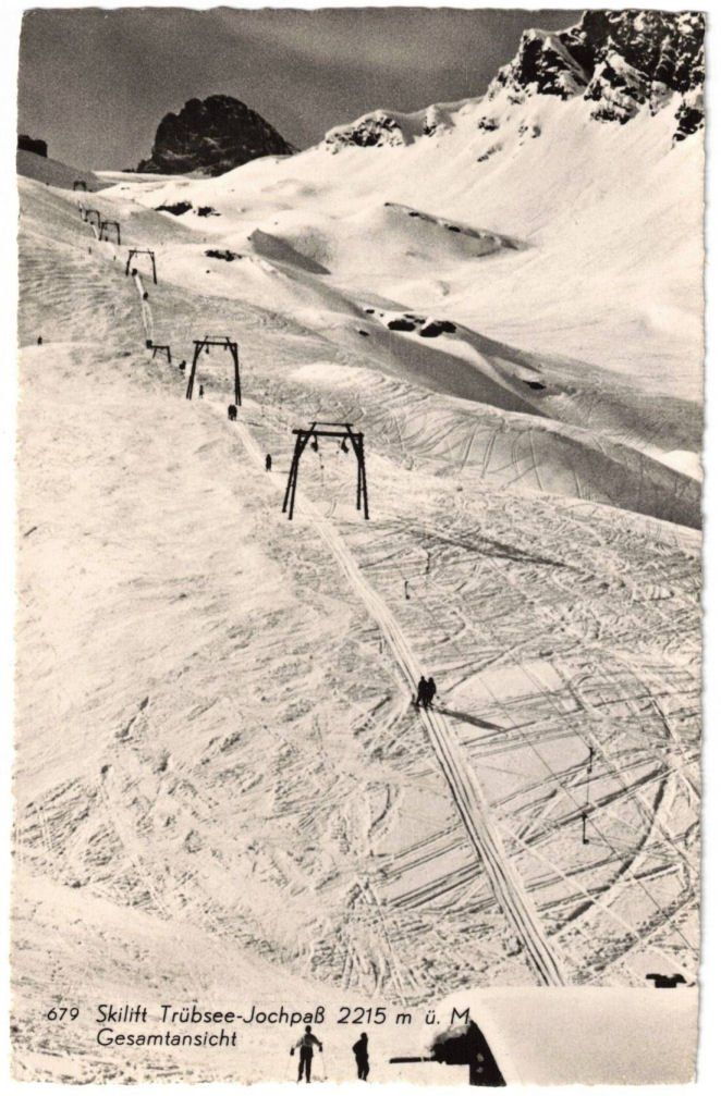 Cartoline postali: Engelberg - Skilift Trübsee--Jochpass – Usato da Binningen venduto da Mountainrider