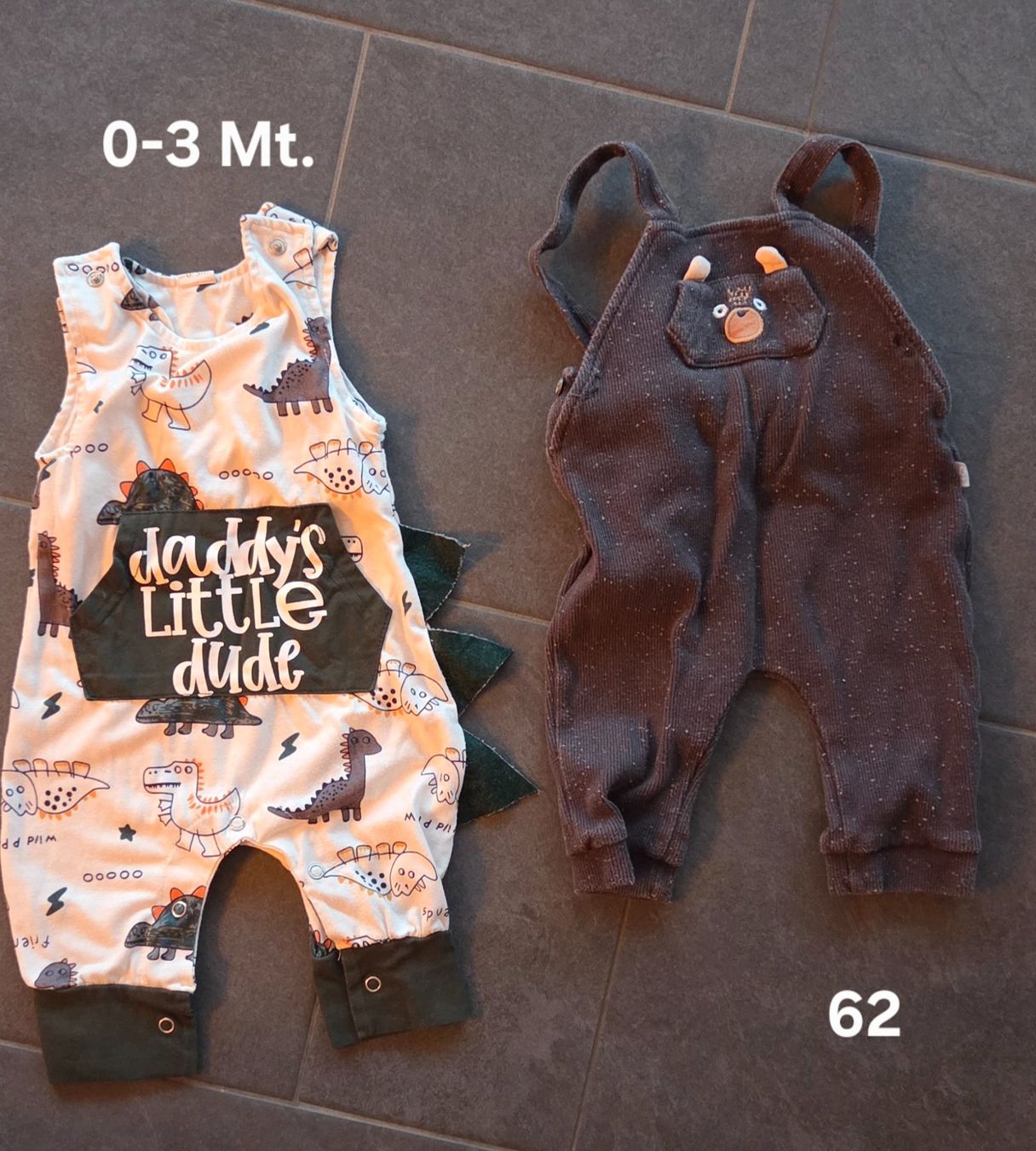 Pagliaccetti: 2er Set Baby Jumpsuits Gr. 62, – Usato da Nürensdorf venduto da nm_schoeni28