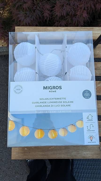 Lichterketten & Leisten: Solarlichterketten 2x Migros neu – Gebraucht aus Breitenbach von ani_tc2l