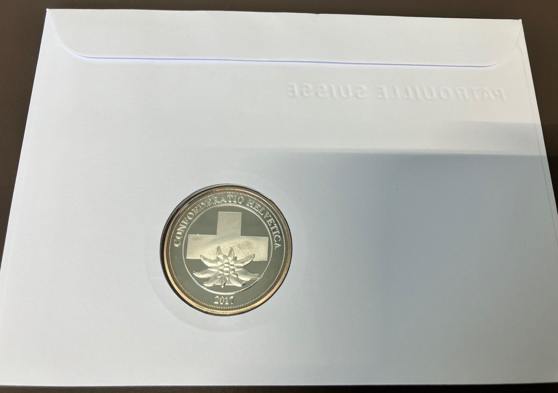 Medaillen: Patrouille Suisse  Numisbrief versilberte Medaille 2017 – Gebraucht aus Merenschwand von Garfield2026 2