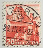 4307E) 21AyRm, Rollenmarke Vollstempel Kt. 10.-