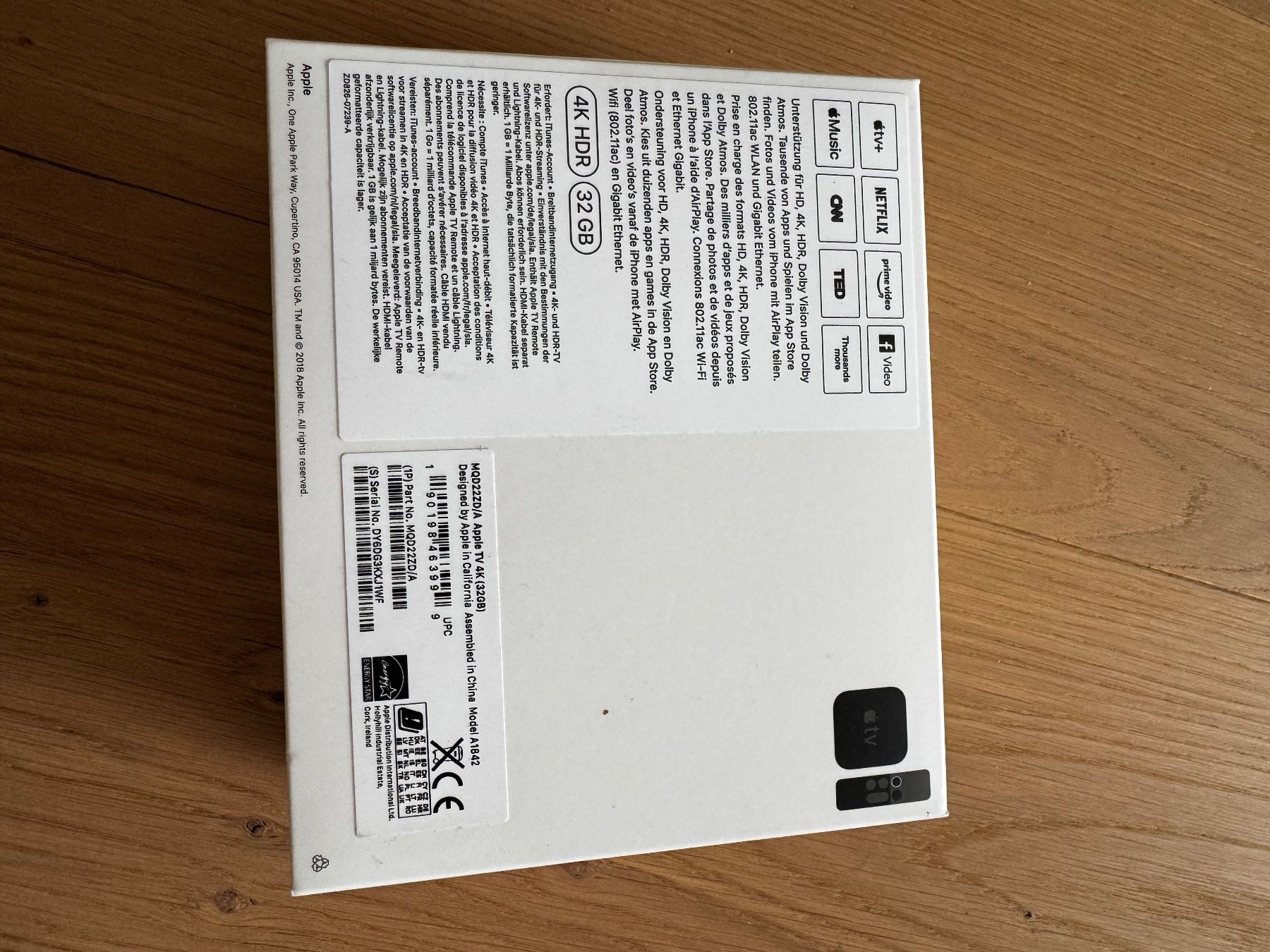 Apple Sistemi audio & multimediali: Apple TV 4K A1842 – Usato da Schlieren venduto da Viituus 1