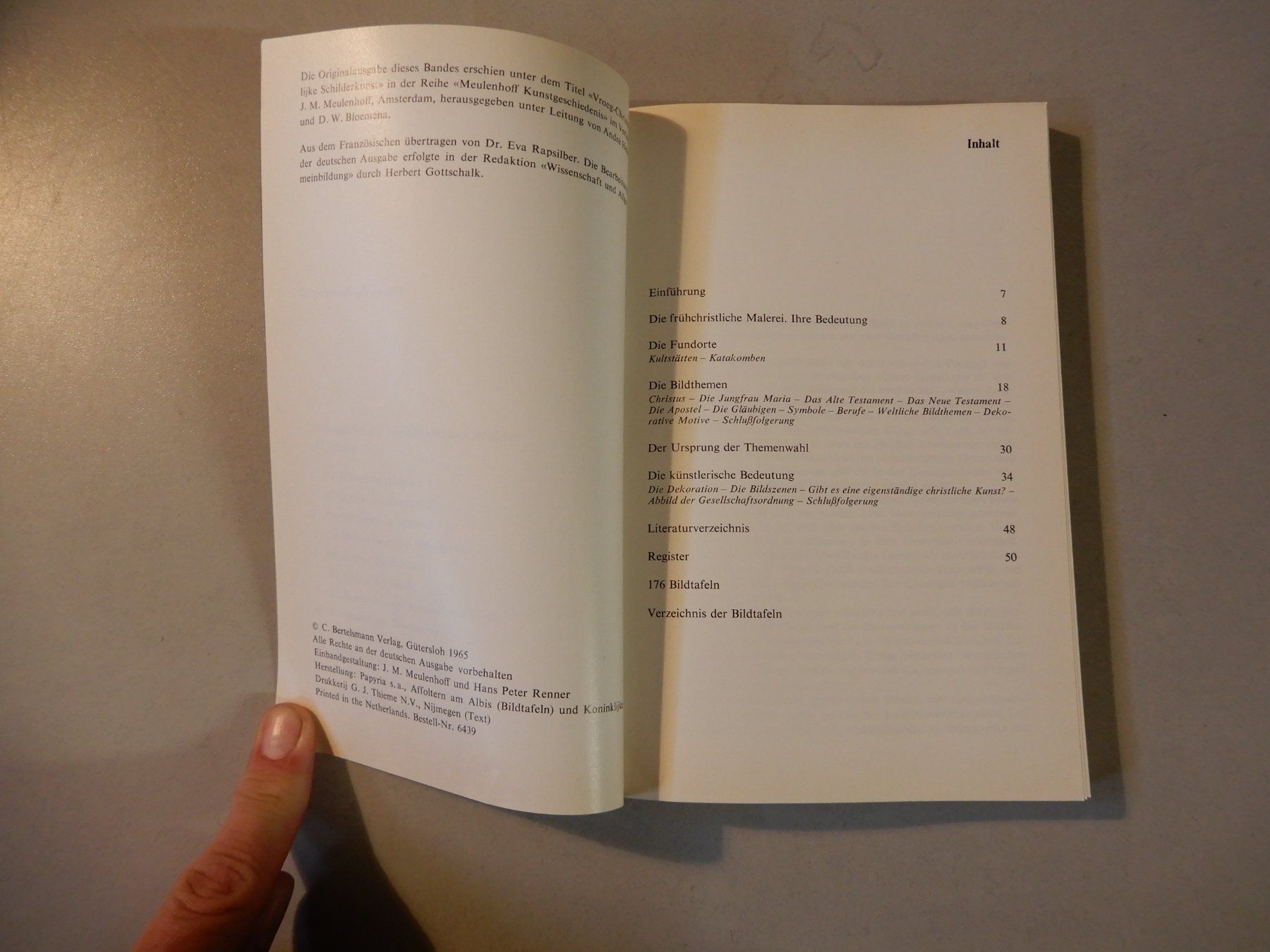 Libri: Frühchristliche Malerei, Epochen der Kunst, 1965 – Usato da Erstfeld venduto da Mario_boe0 1