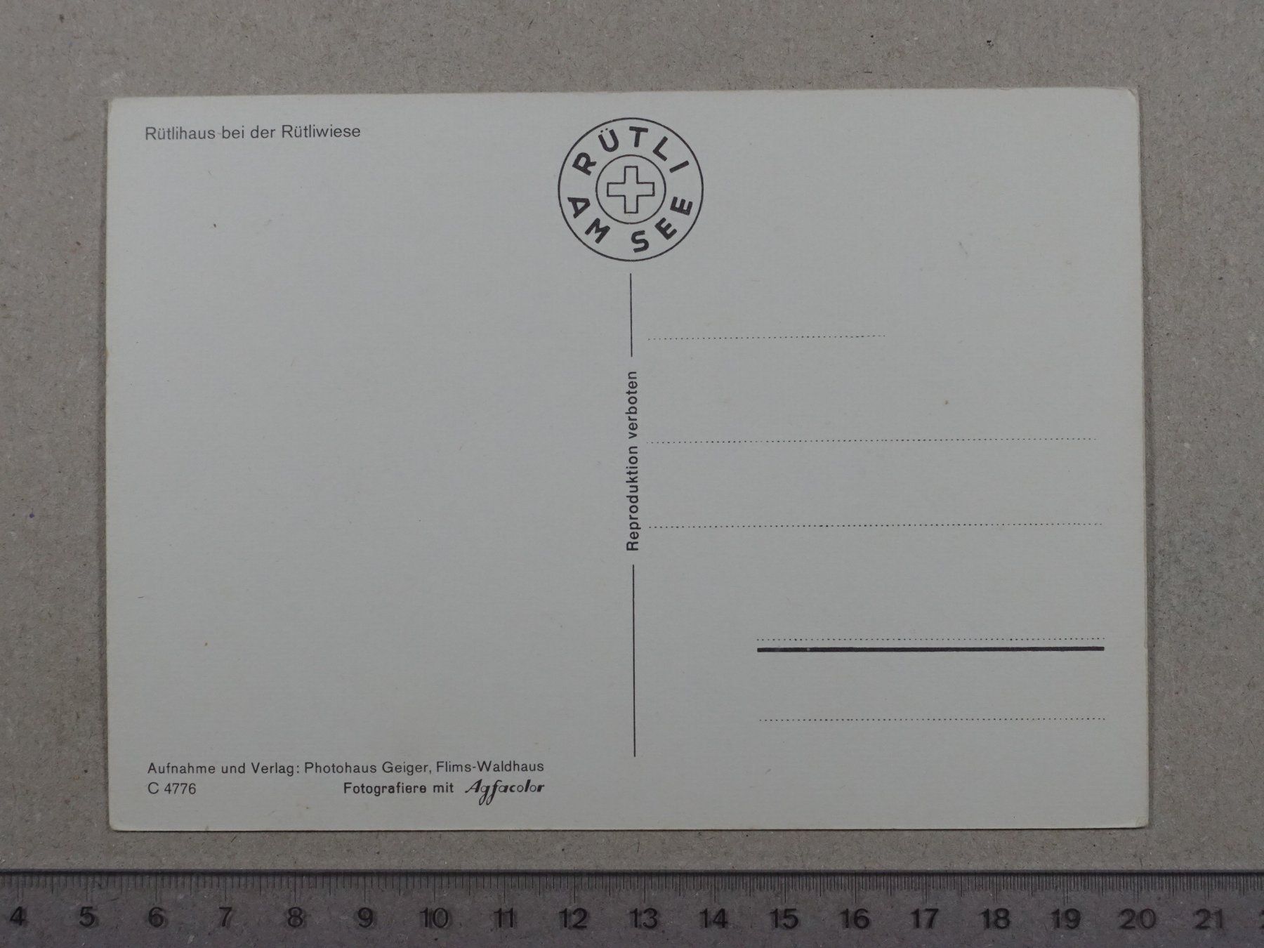 Cartes postales: Rütli, Rütliwiese, Rütlihaus – D'occasion à Lenzburg par fh1 1