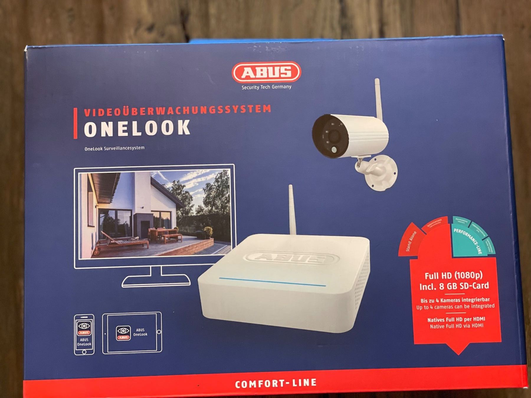Abus Sistemi d'allarme: Set de surveillance vidéo ABUS Security Center OneLook PPDF – Nuovo e nell'imballaggio originale da Chénens venduto da krengikreng