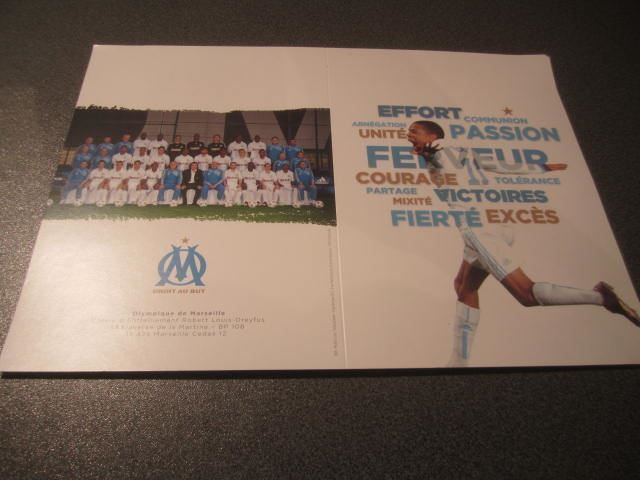 Autogramme: Karte Olympique de Marseille 2012 – Gebraucht aus Zürich von Motzkuh