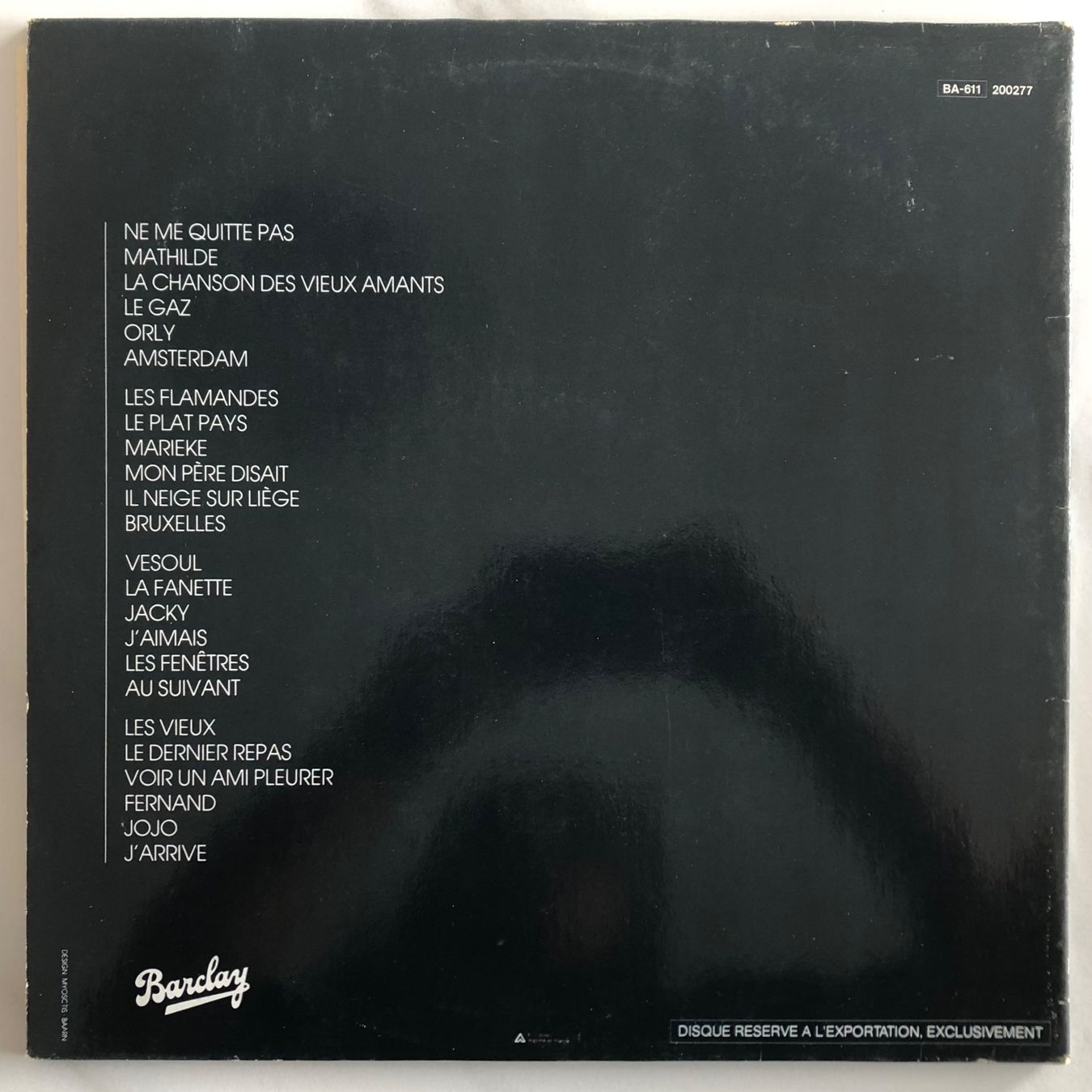Schallplatten: JACQUES BREL - BREL – Gebraucht aus Poliez-Pittet von Newtown-Records 1
