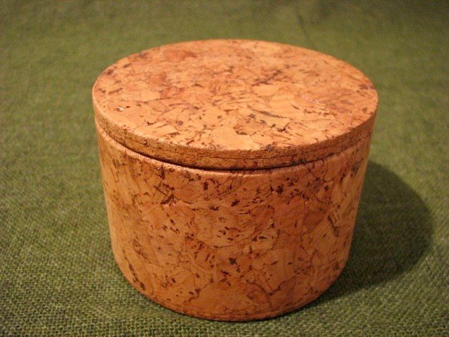 Behälter & Ähnliches: Kork Dose Schmuck Box Case Schatulle mit Deckel rund D) – Neu (gemäss Beschreibung) aus Wil ZH von Arbolero 2