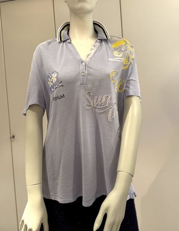 Polo Sportalm "Sun Time" bleu clair 44☀️