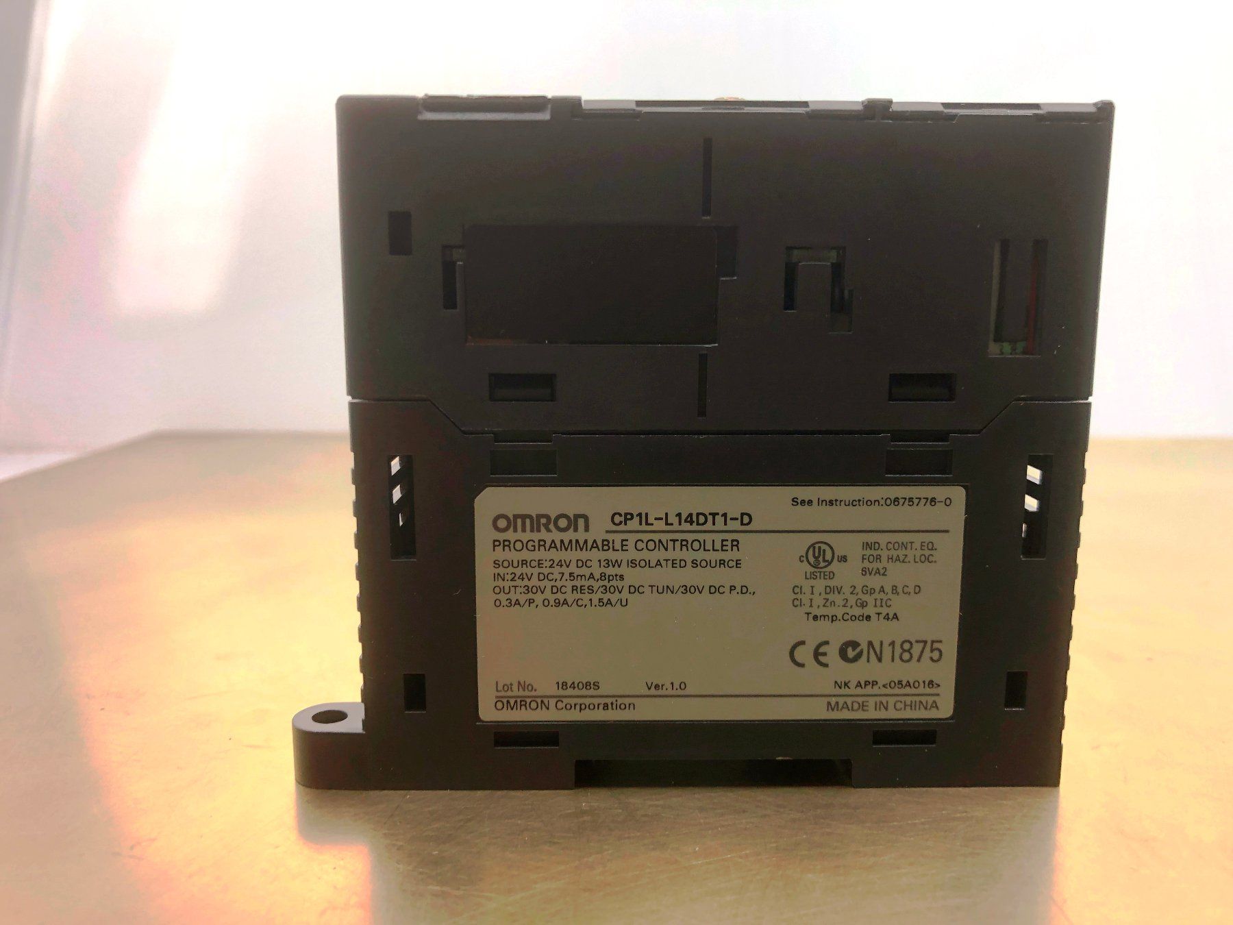 Omron Componenti elettronici: Omron SYSMAC CP1L – L14DT1-D Programmable Controller – Usato da Laufenburg venduto da Sirluger 3