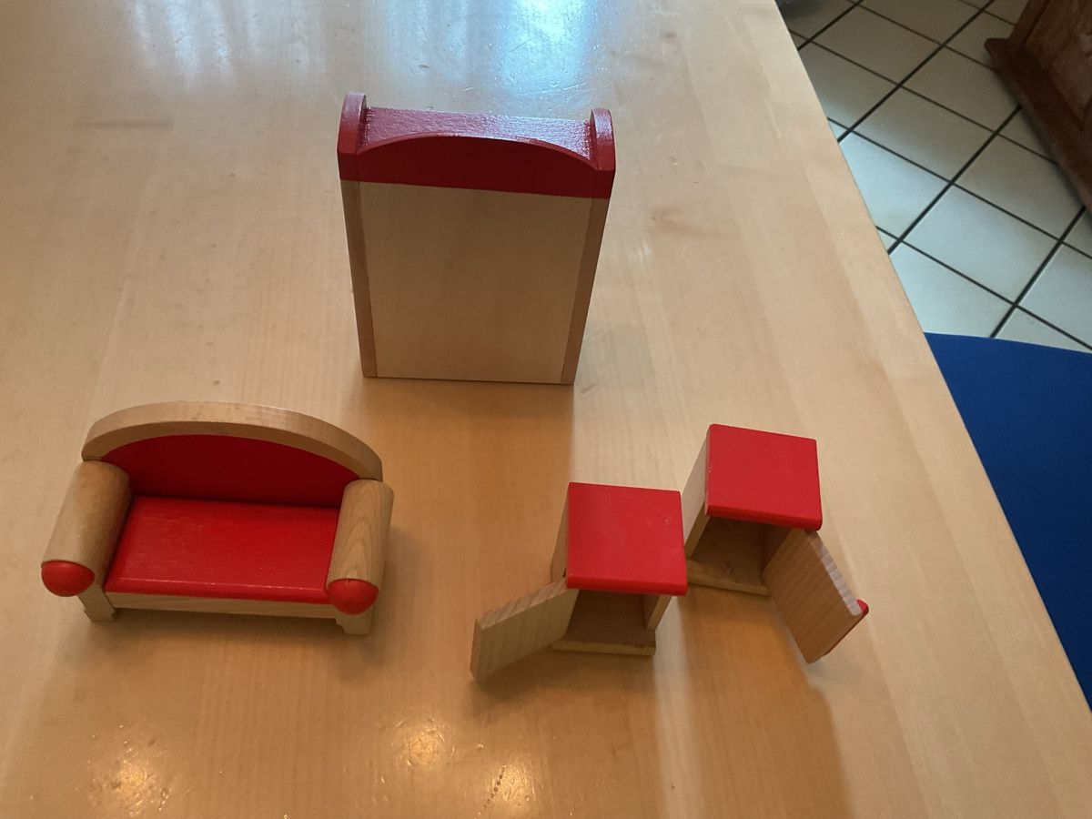 Giocattoli: Goki 9 Teiliges  Puppenhaus-Wohnzimmer 3 + – Nuovo (secondo la descrizione) da Wil ZH venduto da RiccardaWegmann 3
