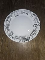 Speise- und Suppenteller je 6 Stk. Retro Stil
