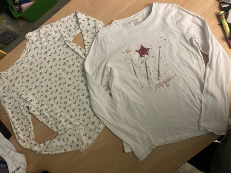 2 Mädchen Langarmshirts Manor Gr. 146/152/Neu