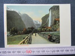 STRASSE IN LAUTERBRUNNEN BELEBT