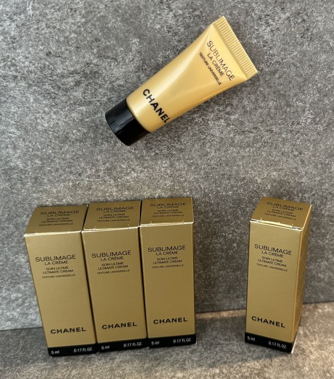 CHANEL SUBLIMAGE LA CRÈME TEXTURE UNIVERSELLE: 4 x 5ml Set (Neu und ...