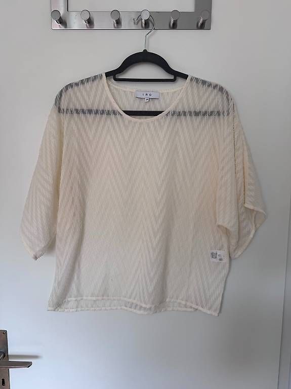 Iro Camicette: IRO Blouse Size 38 - Durchsichtige Sommerbluse – Usato da Basel venduto da liz_kqf6