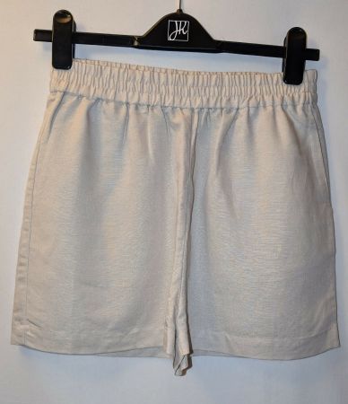 Bali Hosen kurze Hosen Shorts beige creme Leinenstyle Gr. 38