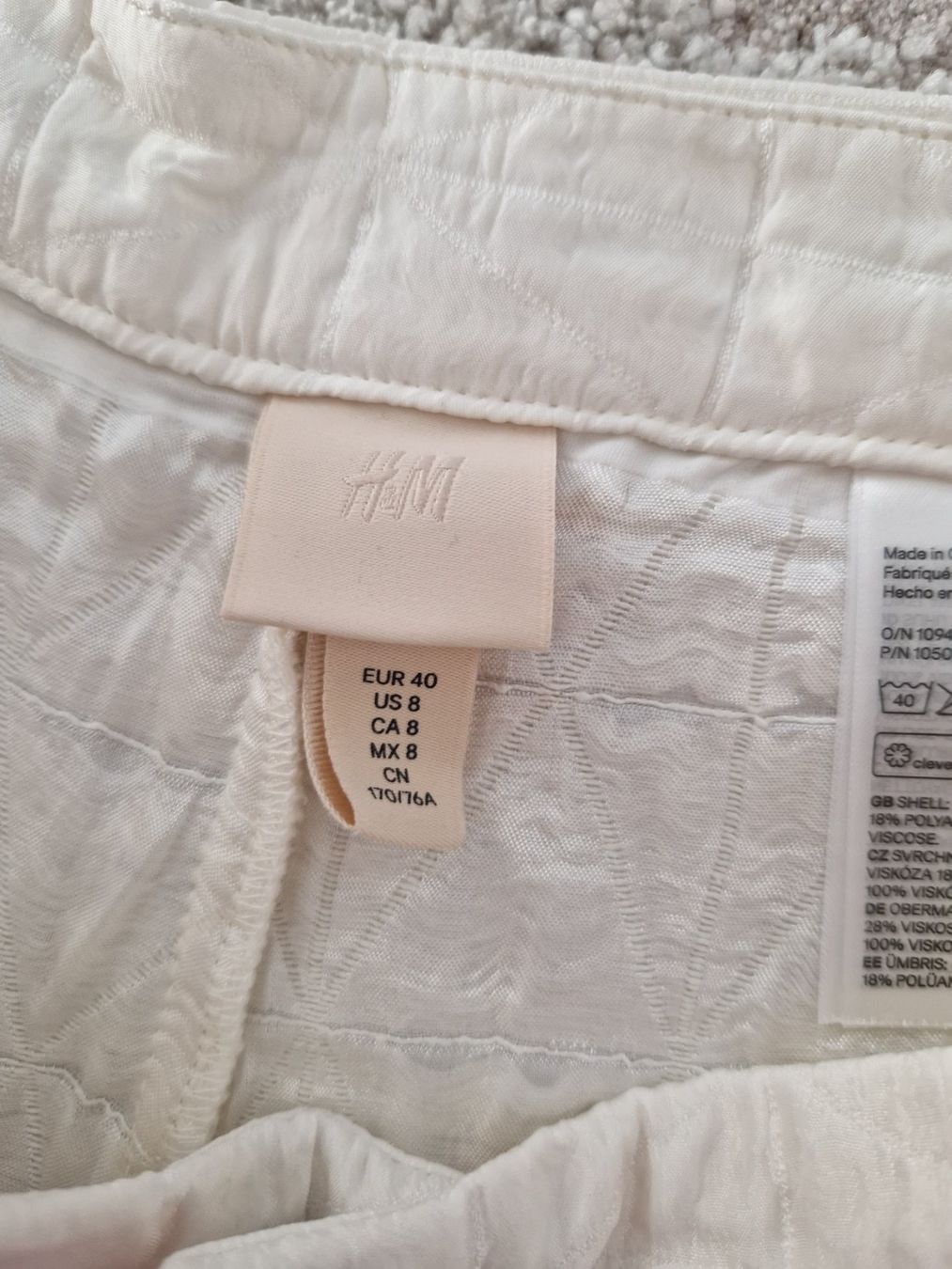H&M Hosen: H&M gesteppte Hose Gr. 40 cremeweiss – Neu (gemäss Beschreibung) aus Erlinsbach SO von ULIKH 4