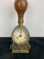 Antike Post-Stempel-Uhr / 1890-1920 / funktionstüchtig