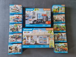 Ungeöffnete Migros Mania Playmobil-Sets 2024 & 2025