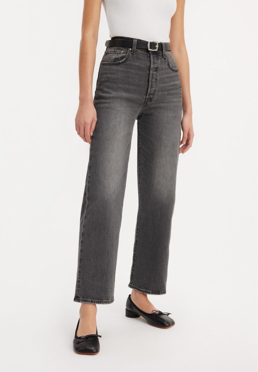 Levi's Jeans: Levi's Ribcage Straight Ankle - W27 - Farbe 'Cloud Over' – Usato da Zürich venduto da ...._---_.. 1