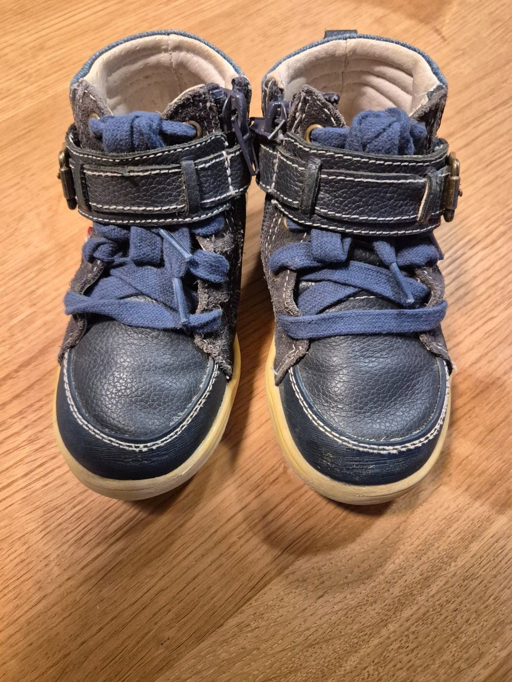 Vertbaudet Scarpe da uomo: Bottines Vertbaudet P. 25 bleues unisexe – Usato da Satigny venduto da Helene2014 3
