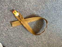 Reissverschluss ocker 75 cm teilbar 36b