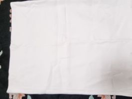 Tischdecke mit Mitteldecke weiss 135 x 150 cm