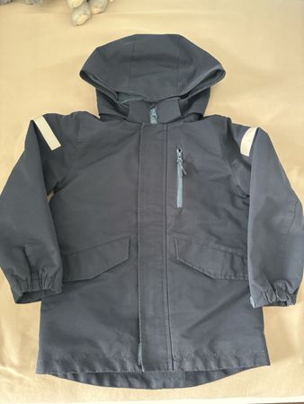 Gefütterte Jacke, H&M, Gr.116, Dunkelblau