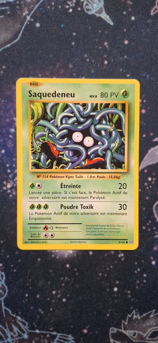 Pokémon Cartes à collectionner: Saquedeneu 8/108 - Evolutions FR – D'occasion à Petit-Lancy par Kara_TCG 1