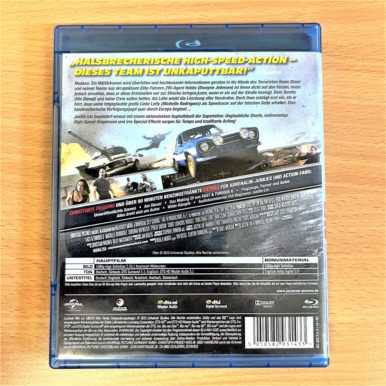 Tutti i DVDs: Blu-ray - Fast & Furious 6 – Usato da Amlikon-Bissegg venduto da allerlei-versand 2