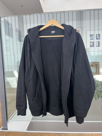 Urban Classics Zip Hoodie Gr. L (fällt aus wie M) Schwarz