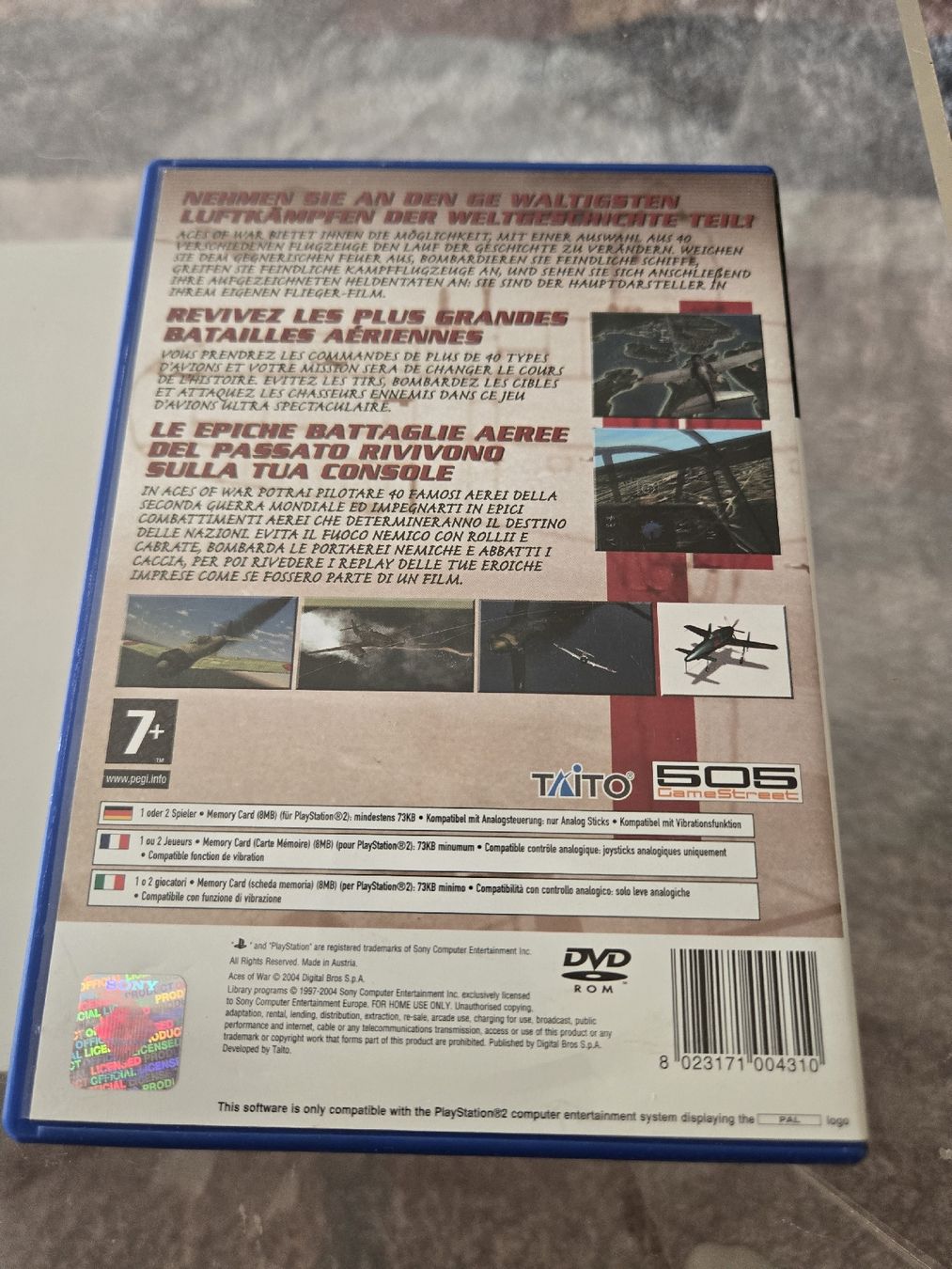 Giochi: Aces of War PS2 – Usato da Bussigny venduto da Kfdlt 1