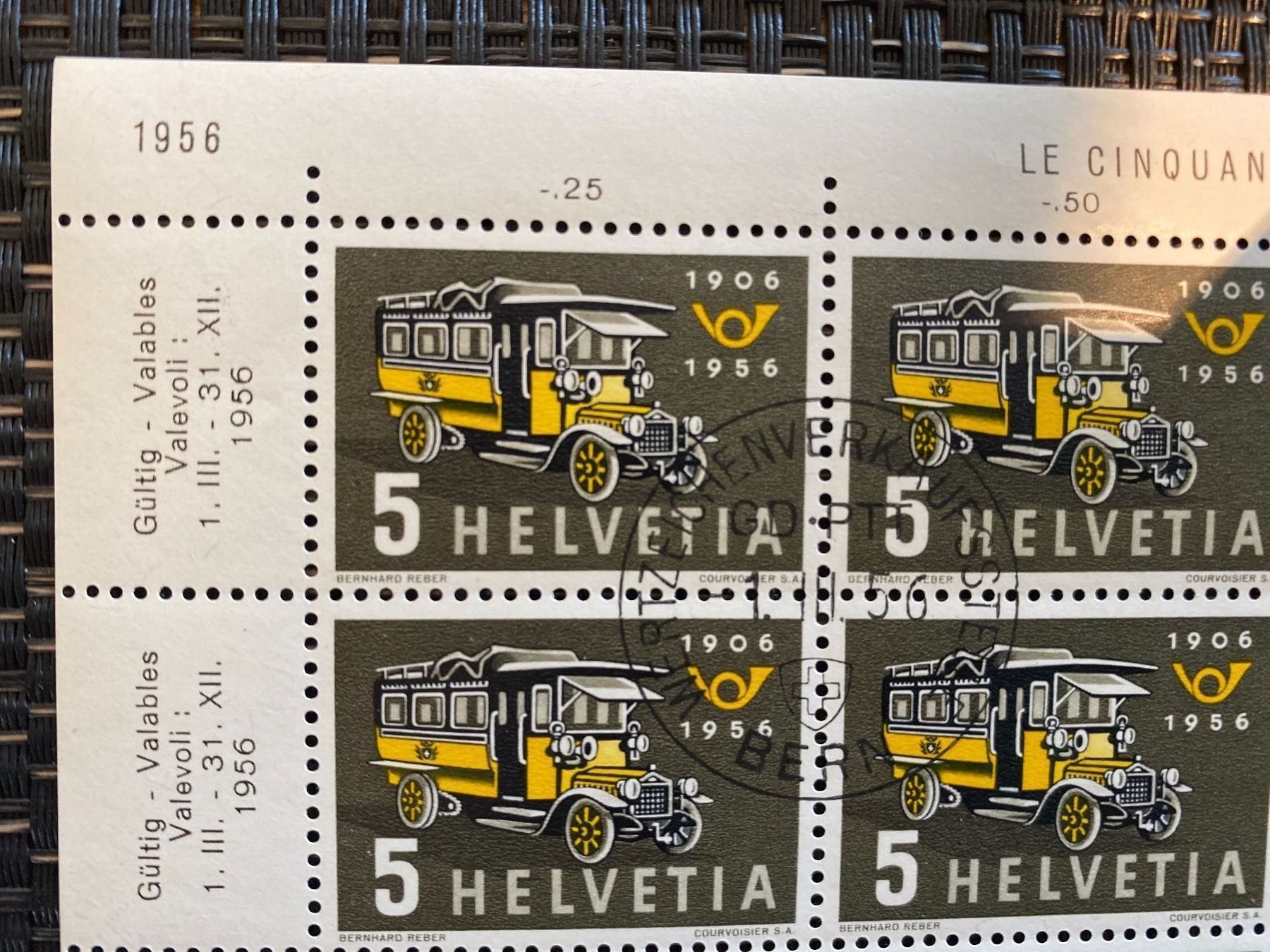 Tutti i francobolli: 1956 Nr 324 623 Bogen div. Plattenfehler Schweiz postfrisch – Nuovo (secondo la descrizione) da Wil SG venduto da Chefsugus 3