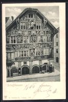 Schaffhausen, Ritterhaus mit Strasse aus