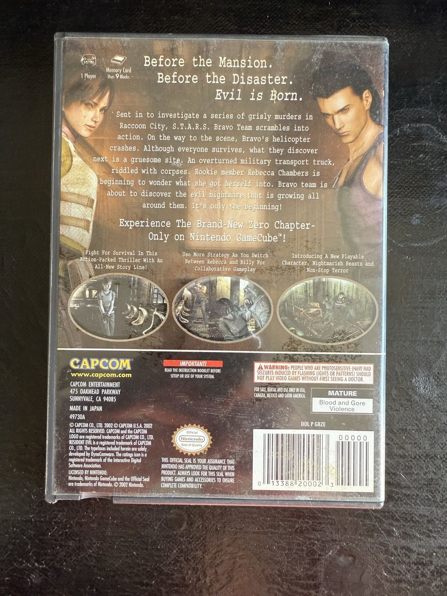 Jeux: Resident Evil Zero - GameCube US – D'occasion à La Tour de Peilz par Games_paradise 1