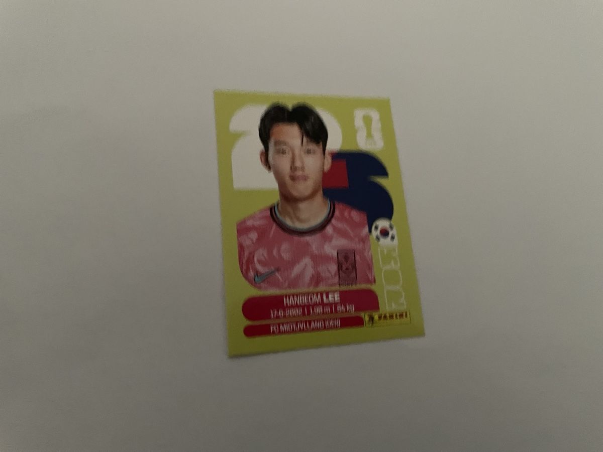 Panini Carte collezionabili: FIFA WM 2026 Hanbeom Lee KOR 7 – Nuovo (secondo la descrizione) da Winterthur venduto da Cobraforce