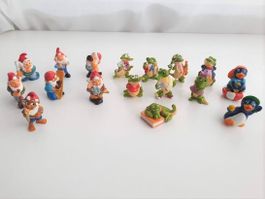 Figuren Krokodil, Gnome und Pinguin - Kinder Ferrero