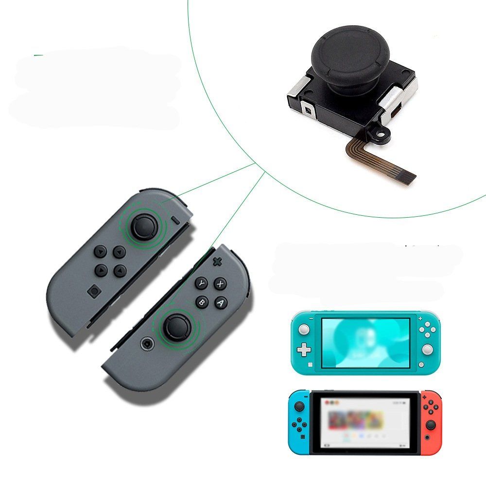 Nintendo Controller: Nintendo Switch JoyCon Ersatz-Sticks / stick drift – Neu und originalverpackt aus Uster von -FPS- 1