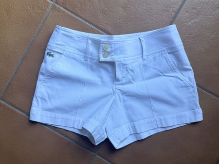 Pantaloncini Lacoste bianchi taglia 36 usati