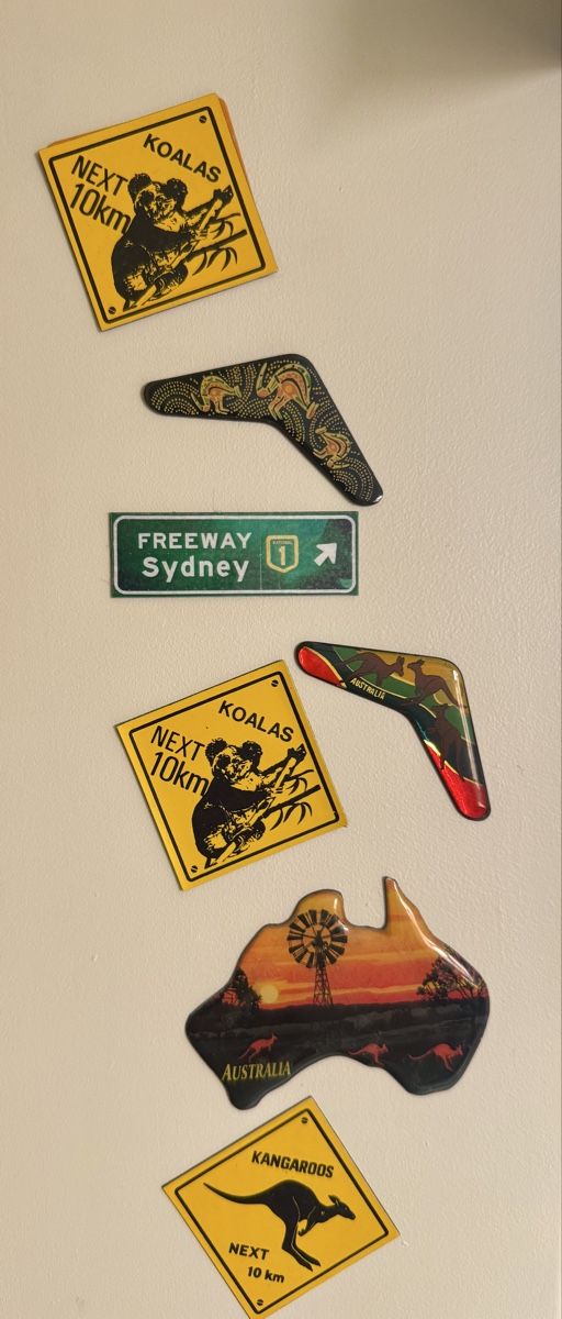 Calamite: Magnete Australien Souvenir Set 7 Stk. – Nuovo (secondo la descrizione) da Uster venduto da Buchel
