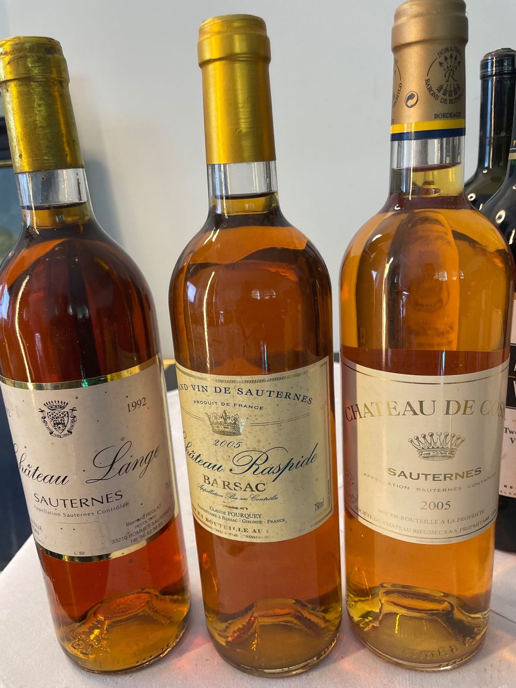 Vino: 3 Flaschen Sauternes – Usato da Hölstein venduto da kolumbus1964