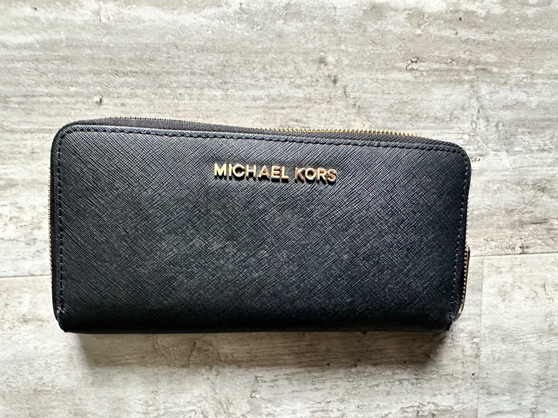 Michael Kors Portamonete: Michael Kors Portemonnaie, Schwarz – Usato da Zürich venduto da isa_yzc7