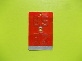 Velonummer / Fahrradnummer BS 82